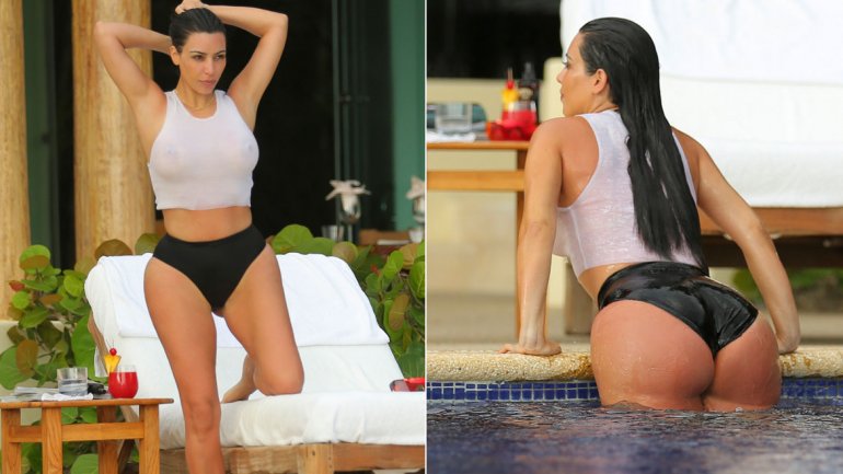 kim kardashian de vacaciones en mexico - Kim Kardashian de vacaciones en México