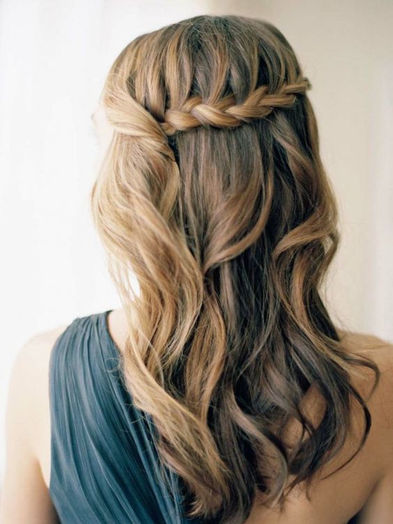 peinados cabello suelto bodas - Peinados Para Boda Invitadas