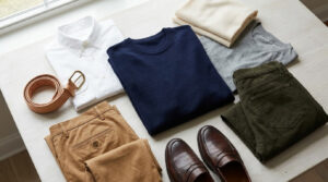 what colors go with navy blue clothing